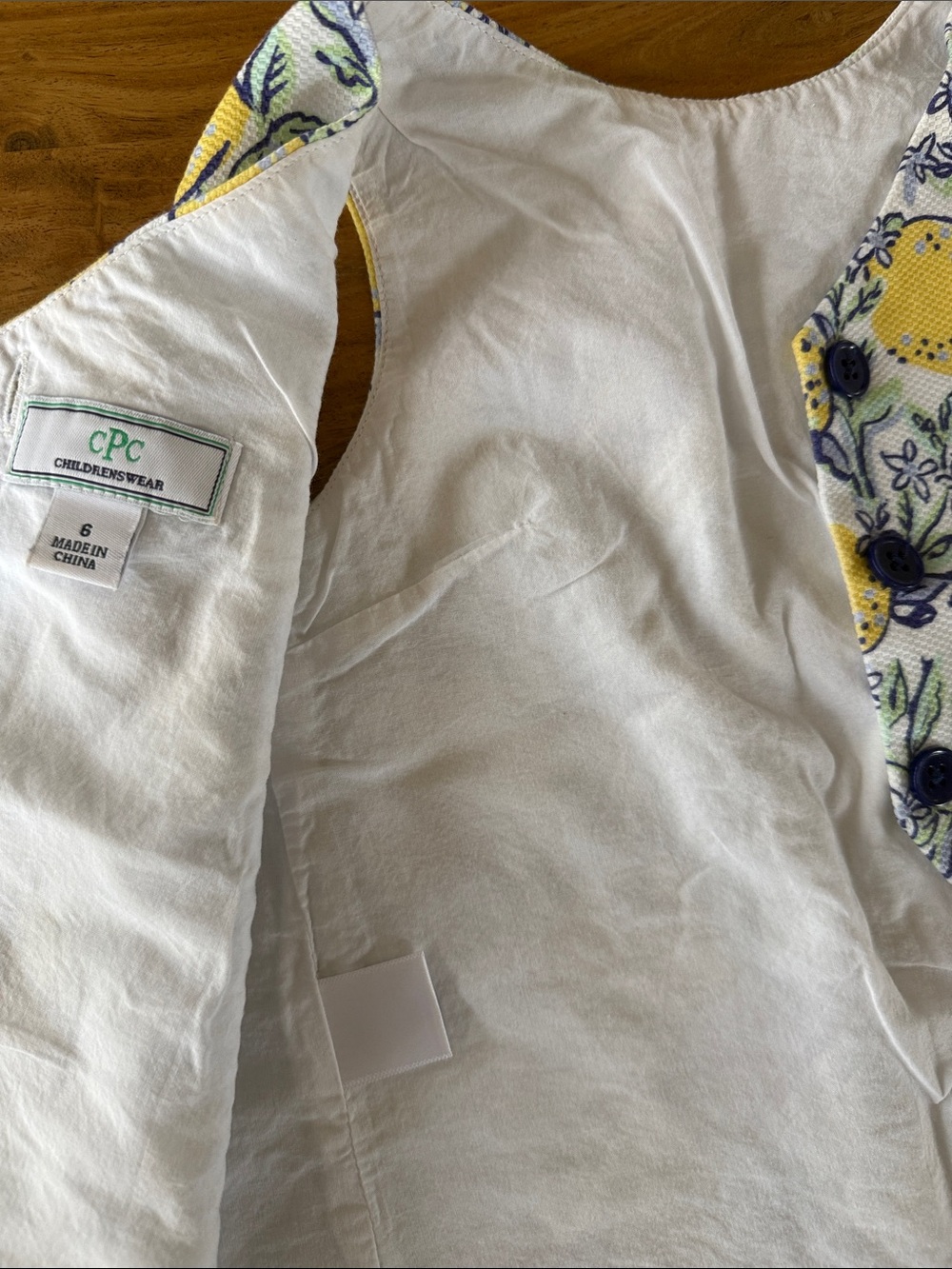 Classic Prep Yellow Lemon Print Skirt Set - Picture 7 of 9